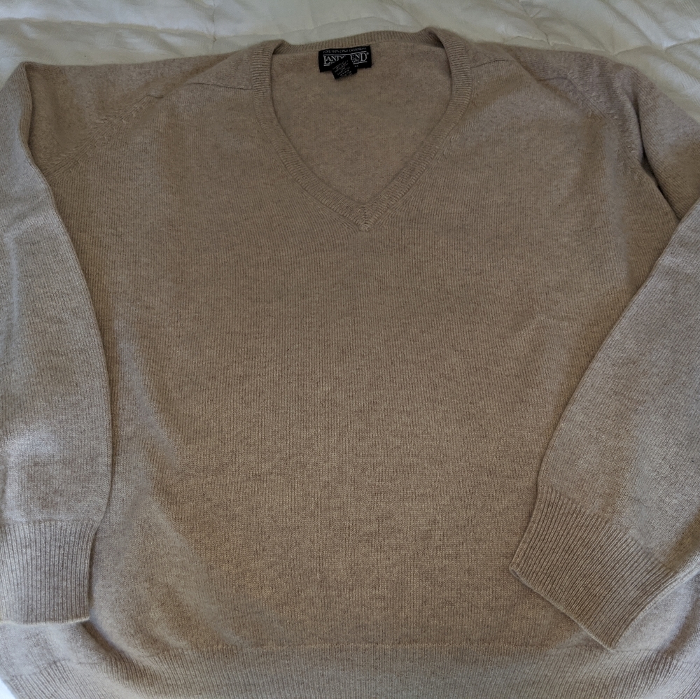 Men's Vneck Cashmere Sweater